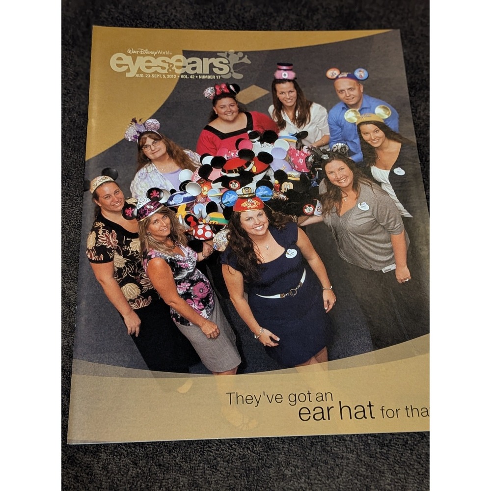 Walt Disney World Eyes & Ears Newsletter Aug 2012 Vol 42 No 17 Cast Member Mag